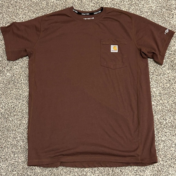 Carhartt Other - Carhartt Men's Short Sleeve Brown Tee Force Relaxed Fit M